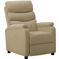 SHUMEE polohovací křeslo, textil, taupe, 338964 - Křeslo