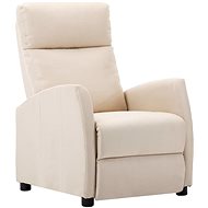 SHUMEE polohovací křeslo, textil, taupe, 339028 - Křeslo