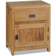 Noční stolek, masivní teak, 40x30x50 cm - Noční stolek