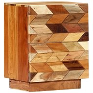 Bedside table 40 × 30 × 50 cm solid recycled wood - Night Stand
