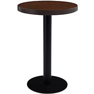 Bistro stolek tmavě hnědý 60 cm MDF - Side Table