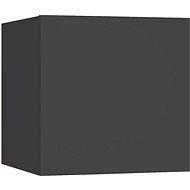 Noční stolky 2 ks šedé 30,5 × 30 × 30 cm dřevotříska - Noční stolek