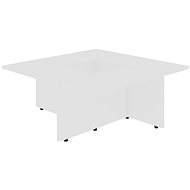 Konferenční stolek bílý 79,5 × 79,5 × 30 cm dřevotříska - Konferenční stolek