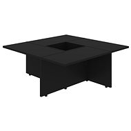 Konferenční stolek černý 79,5 × 79,5 × 30 cm dřevotříska - Konferenční stolek