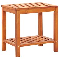 Odkládací stolek z masivního akáciového dřeva 45 × 33 × 45 cm - Side Table