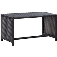 Konferenční stolek černý 70 × 40 × 38 cm polyratan - Konferenční stolek