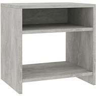 Noční stolek betonově šedý 40 × 30 × 40 cm dřevotříska - Night Stand