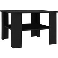 Konferenční stolek černý 60 × 60 × 42 cm dřevotříska - Konferenční stolek