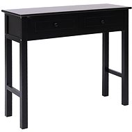 Konzolový stolek černý 90 × 30 × 77 cm dřevo - Console Table