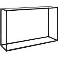 Konzolový stolek průhledný 120 × 35 × 75 cm tvrzené sklo - Konzolový stolek