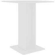 Bistro stolek bílý 60 × 60 × 75 cm dřevotříska - Barový stůl