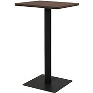 Bistro stolek tmavý jasan 70 × 70 × 107 cm - Barový stůl