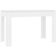 Jídelní stůl bílý 120 × 60 × 76 cm dřevotříska - Jídelní stůl