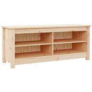 Bench with shoe rack 110 × 38 × 45,5 cm, solid pine - Shoe Rack