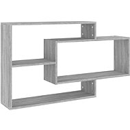 Wall shelf sonoma grey 104 × 20 × 58,5 cm composite wood - Shelf