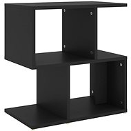 Noční stolek černý 50 × 30 × 51,5 cm dřevotříska - Night Stand