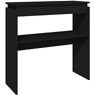 Konzolový stolek černý 80 × 30 × 80 cm dřevotříska - Console Table