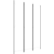 3dílný paraván bílý 150×220 cm textil - Room Divider