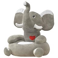 Plush Baby Chair Elephant Chair Grey - Children's Chair