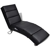 Massage reclining chair black faux leather - Massage Chair
