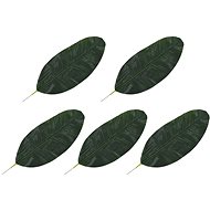 Artificial Banana Leaves 5 pcs Green 50cm - Artificial Flower