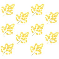 Artificial Leaves Ginko Biloba 10 pcs Yellow 65cm - Artificial Flower