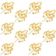 Artificial Ginko Biloba Leaves 10 pcs Gold 65cm - Artificial Flower