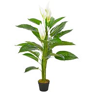 Artificial Quince Plant with White Flowerpot 115cm - Artificial Flower