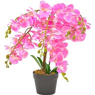 Artificial Orchid Plant with Pink Flowerpot 60cm - Artificial Flower