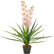 Artificial Orchid Plant with Pink Flowerpot 90cm - Artificial Flower