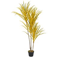 Artificial Dracena Plant with Flowerpot Yellow 125cm - Artificial Flower