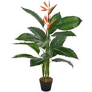 Artificial Plant Strelitzia with Flowerpot Red 100cm - Artificial Flower
