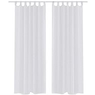 White Translucent Curtains - 2 pcs - 140 x 245cm - Drape