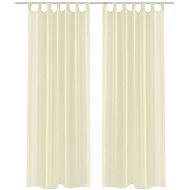 Translucent Cream Curtain 150 x 225cm 2 pcs - Drape
