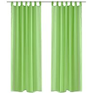 Apple Green Translucent Curtains - 2 pcs - 140 x 175cm - Drape
