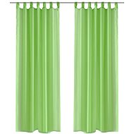 Translucent Curtain, 2 pcs, Apple Green, 140 x 225cm - Drape