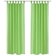 Translucent Curtain 2 pcs Apple Green 140 x 225cm - Drape