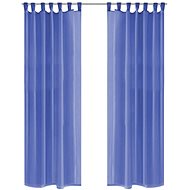 Voile Curtains, 2 pcs, 140x225cm, Royal Blue - Drape