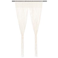 Macrame Curtain 140 x 240cm Cotton - Drape