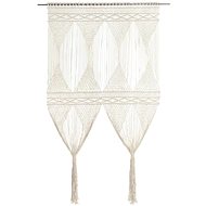Macramé Curtain 140 x 240cm Cotton - Drape