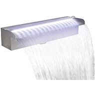 Rectangular pool fountain with LED stainless steel 45 cm - Pool Fountain