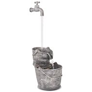 Fountain with tap and buckets, polyresin - Garden Fountain