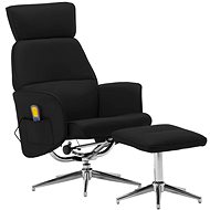 Massage reclining chair with black faux leather footrest - Massage Chair