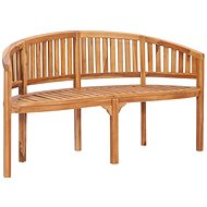 Banana Bench 151cm Solid Teak Wood - Garden Bench