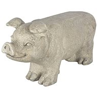 Esschert Design Stone Garden Bench Pig Shape Grey AV13 - Garden Bench
