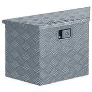 Aluminium Box 70 x 24 x 42cm Trapezoidal Silver - Storage Box