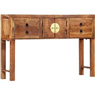Console Table 120 x 30 x 80cm Solid Acacia Wood - Console Table