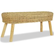 Lavice, přírodní ratan, 110x35x45 cm - Lavice