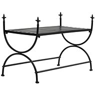 Lavice ve vintage stylu kovová 83 x 42 x 55 cm černá - Lavice