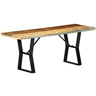 Lavice 110 cm masivní recyklované dřevo - Lavice